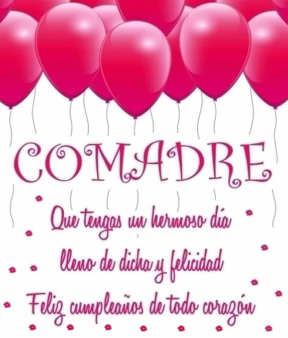 Frases de Felicitaciones de Cumpleaños para una COMADRE2021