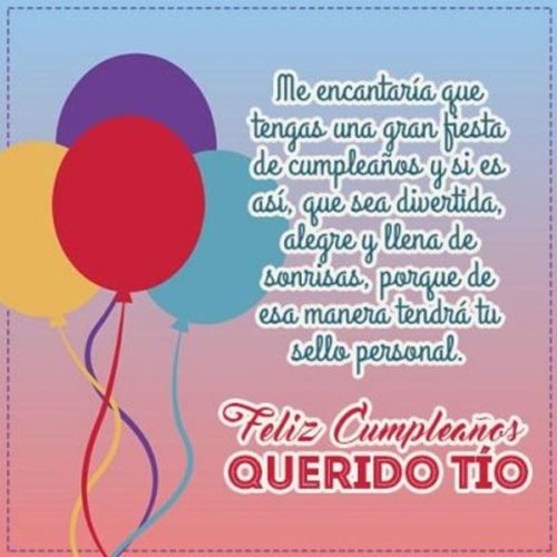 Frases de Felicitaciones de Cumpleaños para un TÍO # 2022