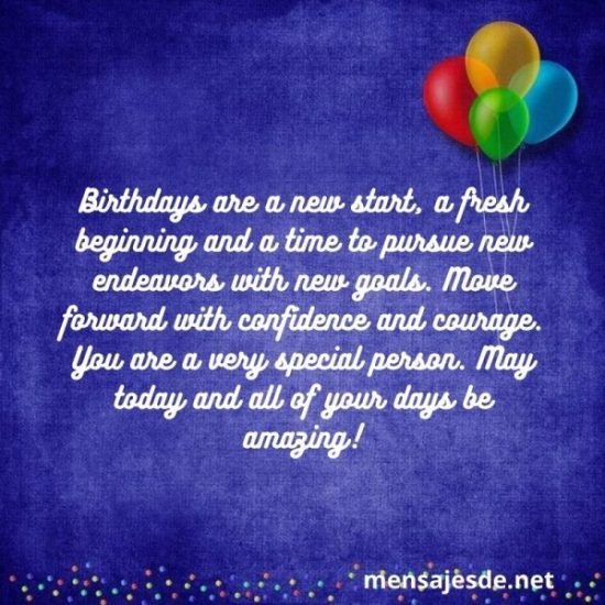 Mensajes y Frases de Cumpleaños en INGLÉS # 2023