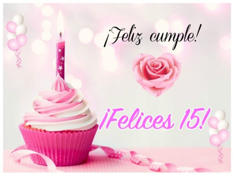 Felicitaciones de Cumpleaños para una QUINCEAÑERA # 2023