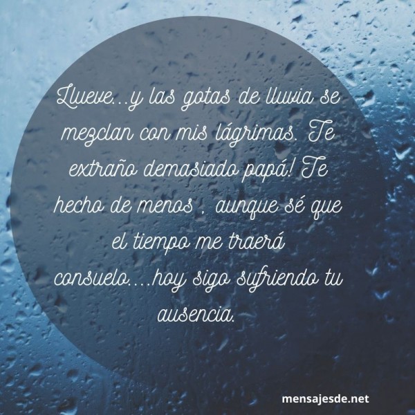 32 Te extraño papá: mensajes melancólicos y frases tristes # 2022